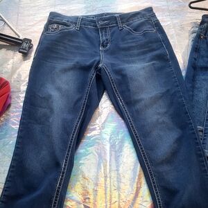 Women's Blue Ankle & Cropped Jeans